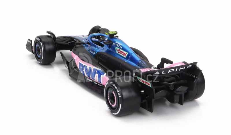 Bburago Renault F1  A523 Team Bwt Alpine F1 N 10 Season 2023 Pierre Gasly 1:43 Modrá Černá Růžová