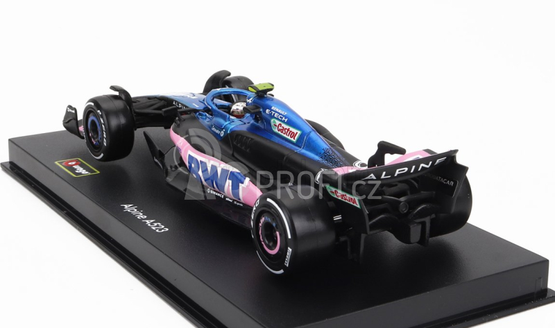 Bburago Renault F1 A523 Team Bwt Alpine F1 N 10 1:43, modrá