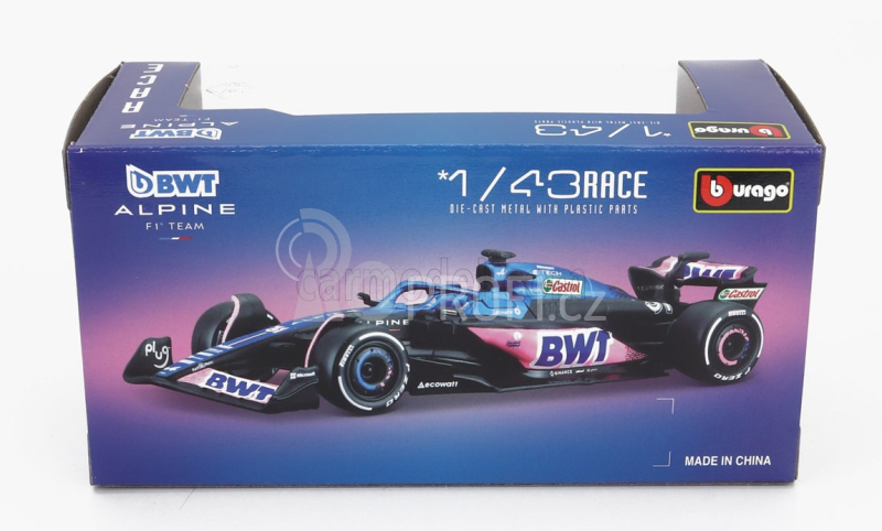 Bburago Renault F1 A523 Team Bwt Alpine F1 N 31 1:43, modrá