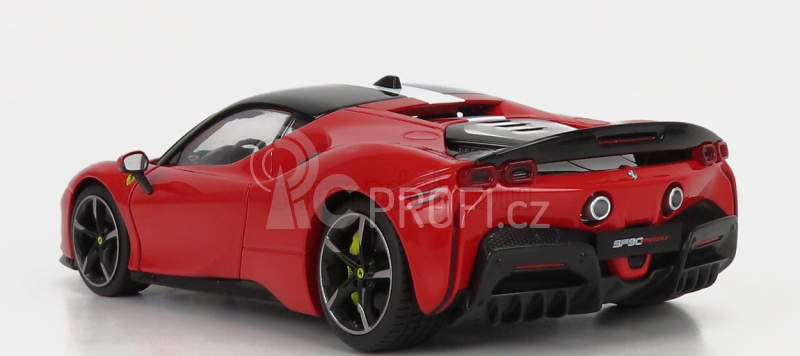 Bburago Signature Ferrari SF90 Stradale Assetto Fiorano 1:18 červená