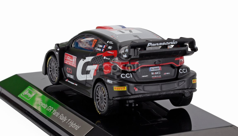 Bburago Toyota Yaris Gr Rally1 Hybrid Team Toyota Gazoo Racing Wrt (night Version) N 17 Rally 2024 Sebastien Ogier - Vincent Landais 1:43 Black