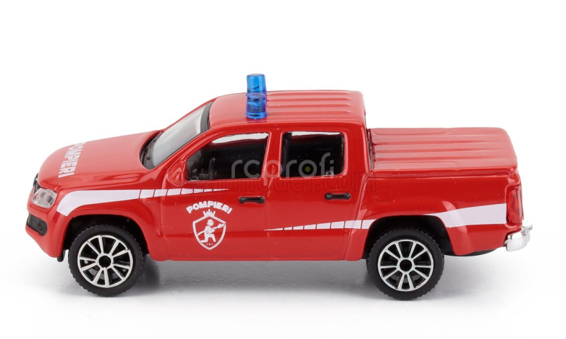 Bburago Volkswagen Amarok Pick-up Vigili Del Fuoco 2019 1:43 Červená Bílá