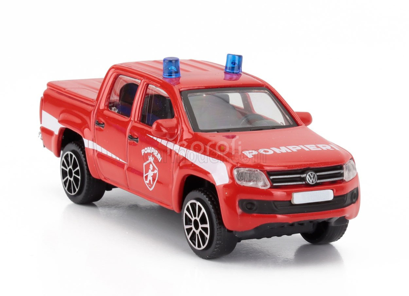 Bburago Volkswagen Amarok Pick-up Vigili Del Fuoco 2019 1:43 Červená Bílá