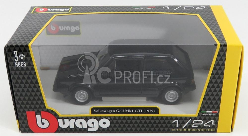 Bburago Volkswagen Golf Mki Gti 1979 1:24 Black