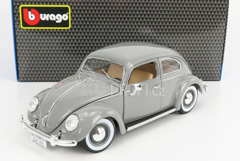 Bburago Volkswagen Käfer-Beetle 1955 1:18 stříbrná