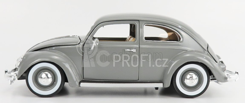 Bburago Volkswagen Käfer-Beetle 1955 1:18 stříbrná