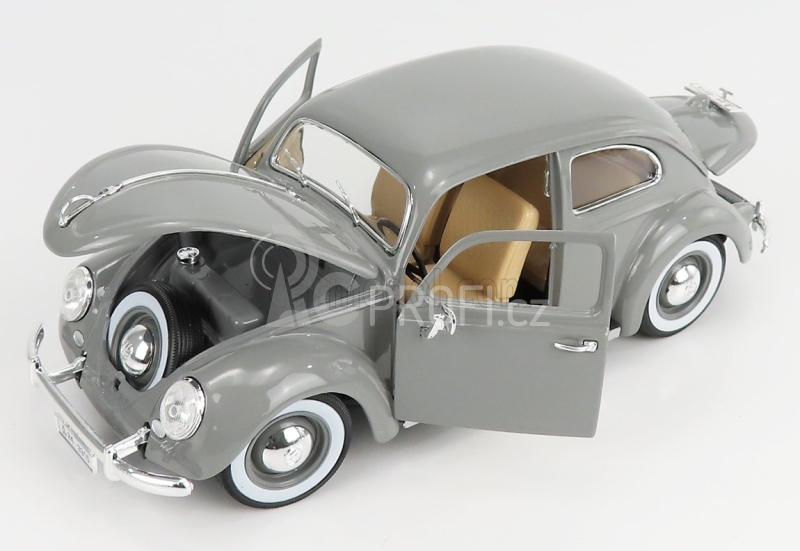 Bburago Volkswagen Käfer-Beetle 1955 1:18 stříbrná