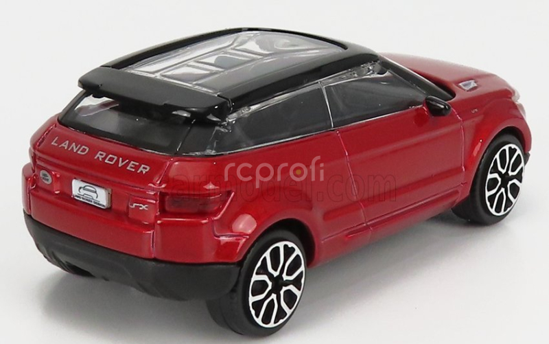 Bburago Volvo Fh16 Xl 750 Euro 6 Cab Truck Car Transporter With Land Rover Range Evoque Lrx 2-door 2011 1:43 Red Met