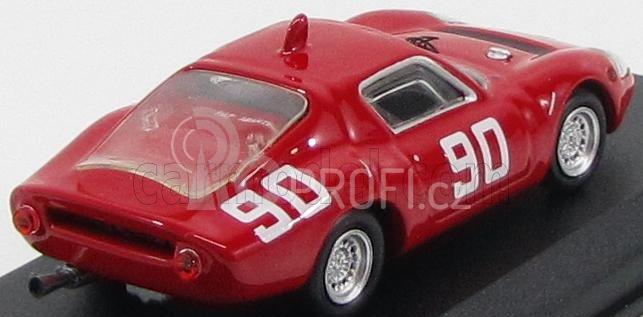Best-model Abarth Ot1300 Mugello N 90 Mugello 1967 Nesti - Hezemans - Furtmayr 1:43 Red