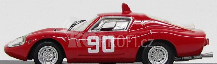 Best-model Abarth Ot1300 Mugello N 90 Mugello 1967 Nesti - Hezemans - Furtmayr 1:43 Red