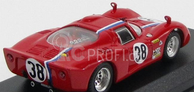 Best-model Alfa romeo 33.2 Coupe N 38 Test Le Mans 1968 Gosselin - Trosch 1:43 Red