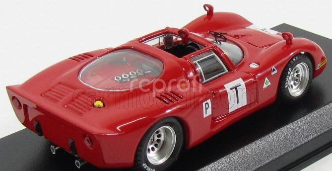 Best-model Alfa romeo 33.2 Le Mans Test 1968 Bianchi - Zeccoli - Grosselin - Trosch 1:43 Red