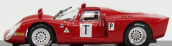 Best-model Alfa romeo 33.2 Le Mans Test 1968 Bianchi - Zeccoli - Grosselin - Trosch 1:43 Red