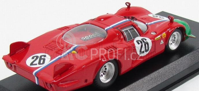 Best-model Alfa romeo 33.2 Lm N 26 1000km Monza 1968 Trosch - Gosselin 1:43 Red