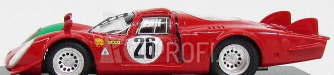 Best-model Alfa romeo 33.2 Lm N 26 1000km Monza 1968 Trosch - Gosselin 1:43 Red