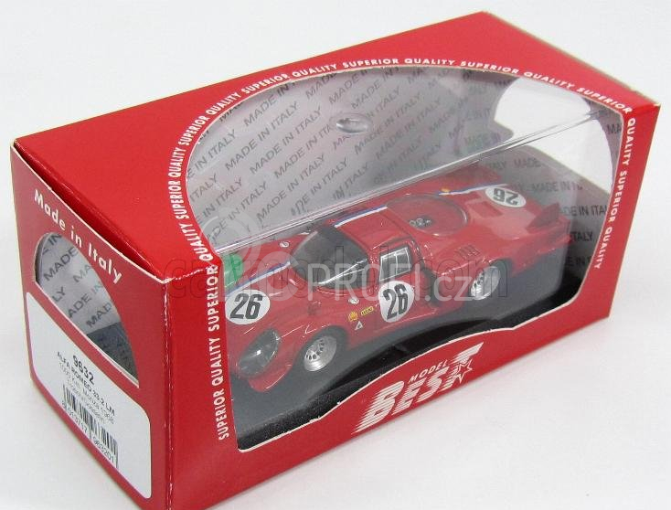 Best-model Alfa romeo 33.2 Lm N 26 1000km Monza 1968 Trosch - Gosselin 1:43 Red