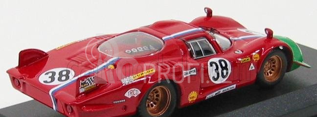 Best-model Alfa romeo 33.2 Lm N 38 Le Mans 1969 Gosselin - Burgoigni 1:43 Red