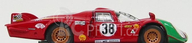 Best-model Alfa romeo 33.2 Lm N 38 Le Mans 1969 Gosselin - Burgoigni 1:43 Red