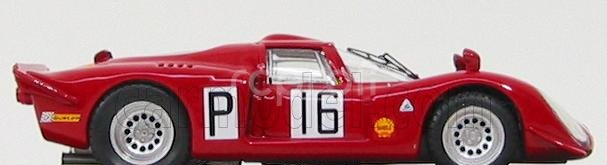 Best-model Alfa romeo 33.2 N 16 Nurburgring 1968 Giunti - Galli 1:43 Červená Zelená