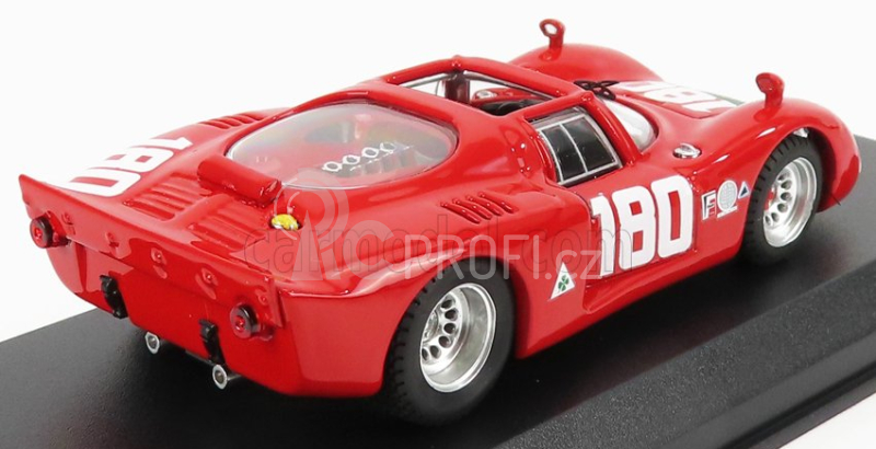 Best-model Alfa romeo 33.2 N 180 Targa Florio 1969 I.galli - N.giunti 1:43 Red