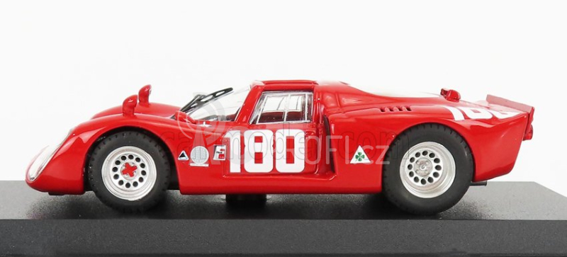 Best-model Alfa romeo 33.2 N 180 Targa Florio 1969 I.galli - N.giunti 1:43 Red