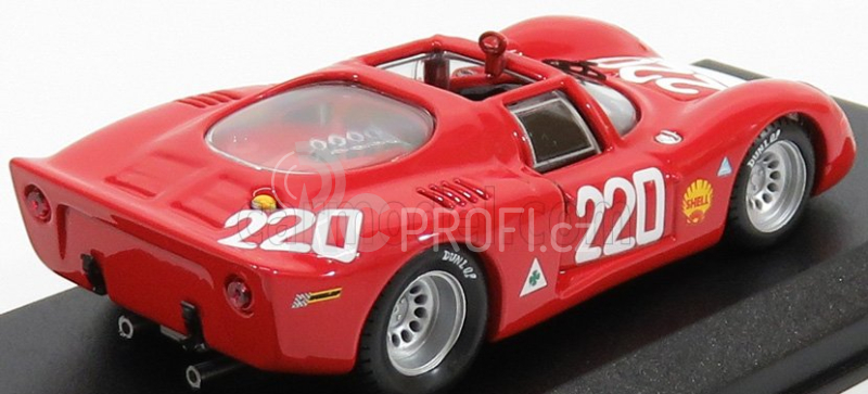 Best-model Alfa romeo 33.2 N 220 Targa Florio 1968 Vaccarella - Schutz 1:43 Red