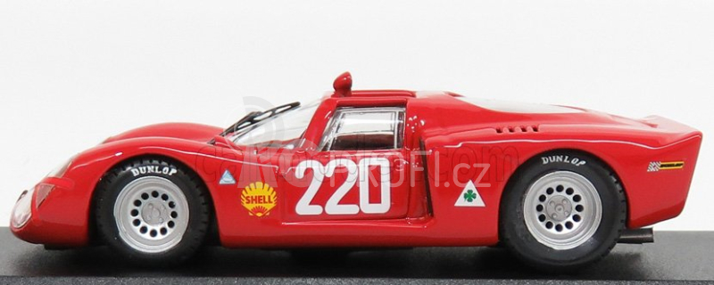 Best-model Alfa romeo 33.2 N 220 Targa Florio 1968 Vaccarella - Schutz 1:43 Red