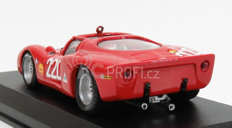 Best-model Alfa romeo 33.2 N 220 Targa Florio 1968 Vaccarella - Schutz 1:43 Red