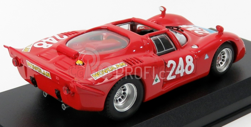 Best-model Alfa romeo 33.2 N 248 Targa Florio 1969 Pinto - Alberti 1:43 Red
