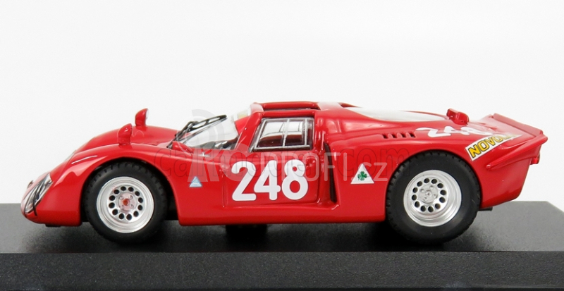 Best-model Alfa romeo 33.2 N 248 Targa Florio 1969 Pinto - Alberti 1:43 Red