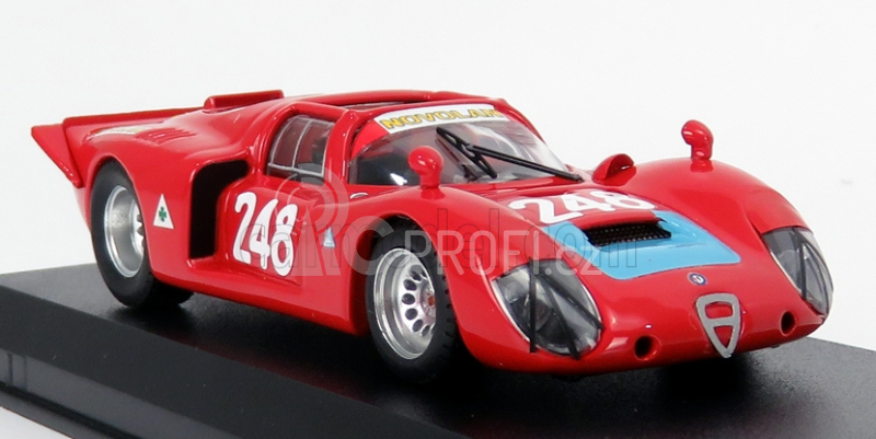 Best-model Alfa romeo 33.2 N 248 Targa Florio 1969 Pinto - Alberti 1:43 Red
