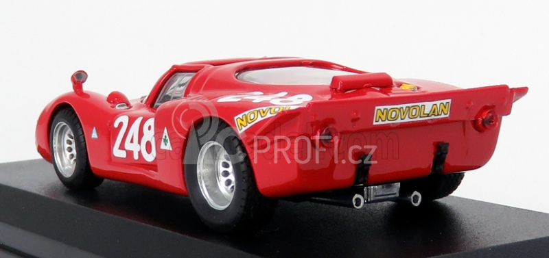 Best-model Alfa romeo 33.2 N 248 Targa Florio 1969 Pinto - Alberti 1:43 Red