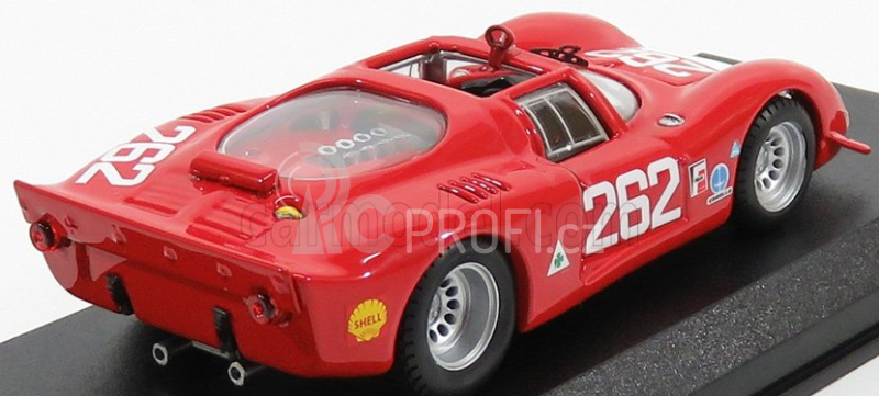 Best-model Alfa romeo 33.2 N 262 Targa Florio 1969 Vaccarella - De Adamich 1:43 Red