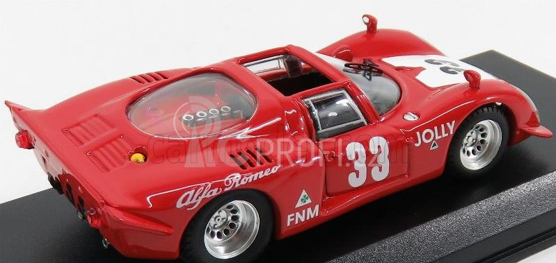 Best-model Alfa romeo 33.2 N 33 Winner 3h Rio De Janeiro 1969 C.pace 1:43 Červená Bílá