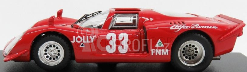 Best-model Alfa romeo 33.2 N 33 Winner 3h Rio De Janeiro 1969 C.pace 1:43 Červená Bílá