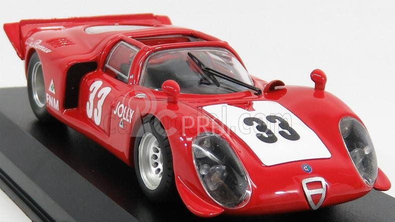 Best-model Alfa romeo 33.2 N 33 Winner 3h Rio De Janeiro 1969 C.pace 1:43 Červená Bílá