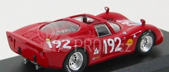 Best-model Alfa romeo 33.2 Sp N 192 Targa Florio 1968 Bianchi Casoni 1:43 Red