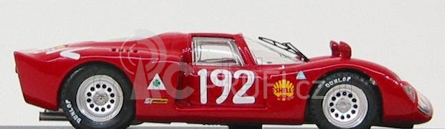 Best-model Alfa romeo 33.2 Sp N 192 Targa Florio 1968 Bianchi Casoni 1:43 Red