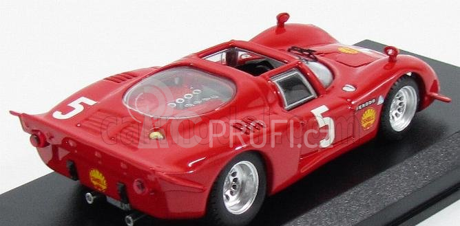 Best-model Alfa romeo 33.2 Spider N 5 Winner Montlhery 1969 Larrousse - Verrier 1:43 Red