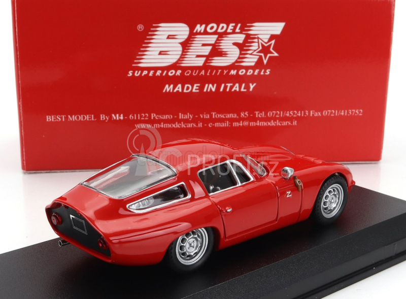 Best-model Alfa romeo Giulia Tz Coupe Prova 1963 1:43 Red