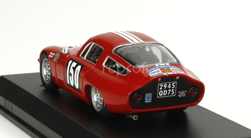 Best-model Alfa romeo Giulia Tz N 150 Tour De France 1964 Jean Rolland - Gabriel Augias 1:43 Red