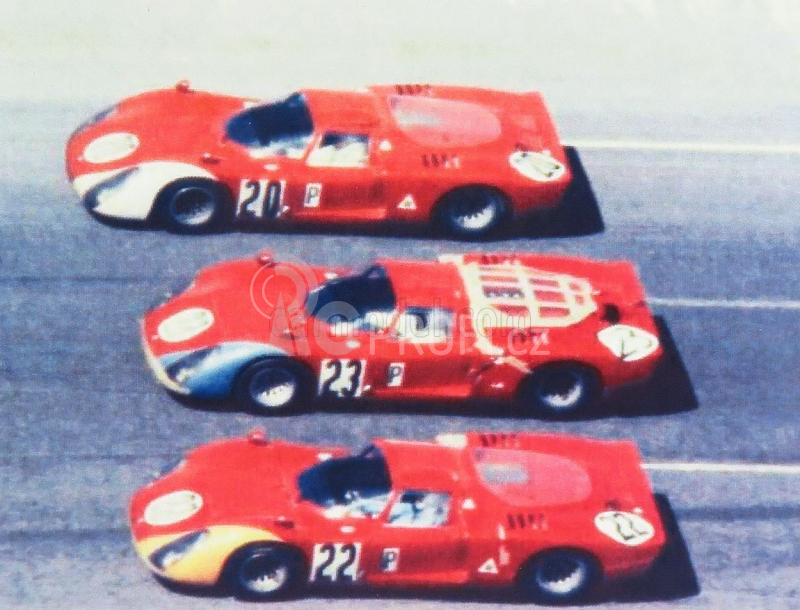 Best-model Alfa romeo Set 3x 33.2 N 20 N 23 N 22 1:43, červená