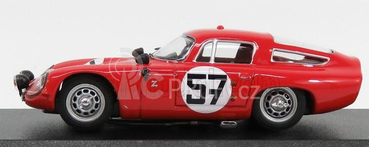 Best-model Alfa romeo Tz1 Coupe N 57 13th 24h Le Mans 1964 Bussinello - Deserti 1:43 Red