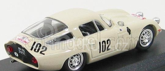Best-model Alfa romeo Tz1 N 102 Rally Tour De Corse 1964 Richard - Rosinski 1:43 Bílá