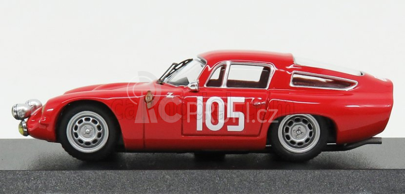 Best-model Alfa romeo Tz1 N 105 2nd Rally Tour De Corse 1964 Rolland - G.augias 1:43 Red