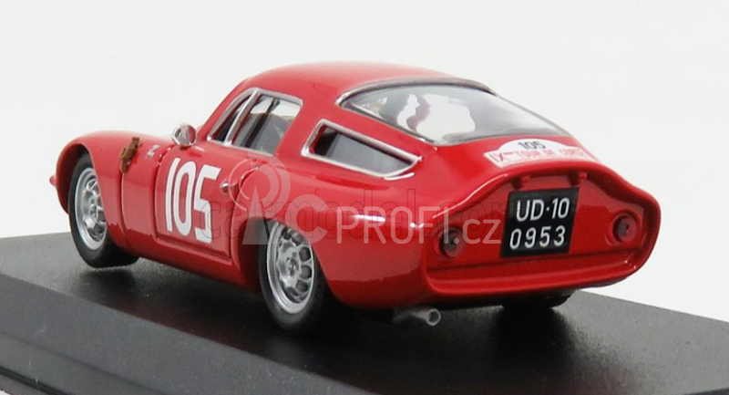 Best-model Alfa romeo Tz1 N 105 2nd Rally Tour De Corse 1964 Rolland - G.augias 1:43 Red