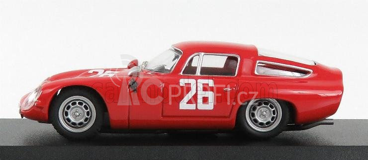 Best-model Alfa romeo Tz1 N 26 1000km Monza 1965 Pianta - Sala 1:43 Red