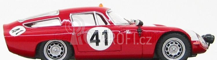 Best-model Alfa romeo Tz1 N 41 24h Le Mans 1964 Biscaldi - Sala 1:43 Red