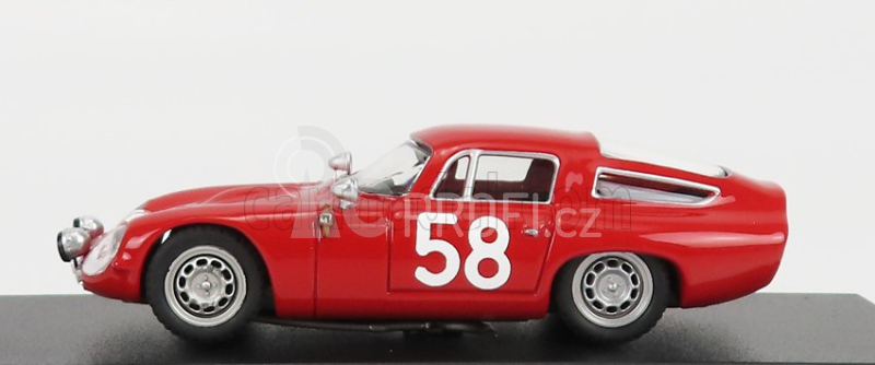 Best-model Alfa romeo Tz1 N 58 Targa Florio 1964 Bussinello - Todaro 1:43 Red