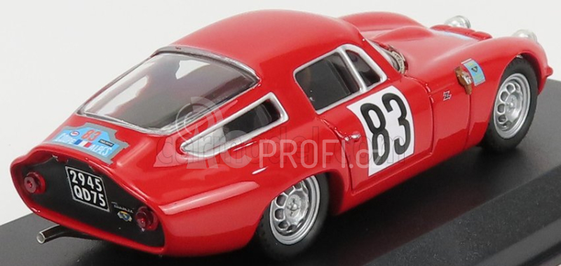 Best-model Alfa romeo Tz1 N 83 Winner Coupe Des Alpes 1964 G.augias 1:43 Red